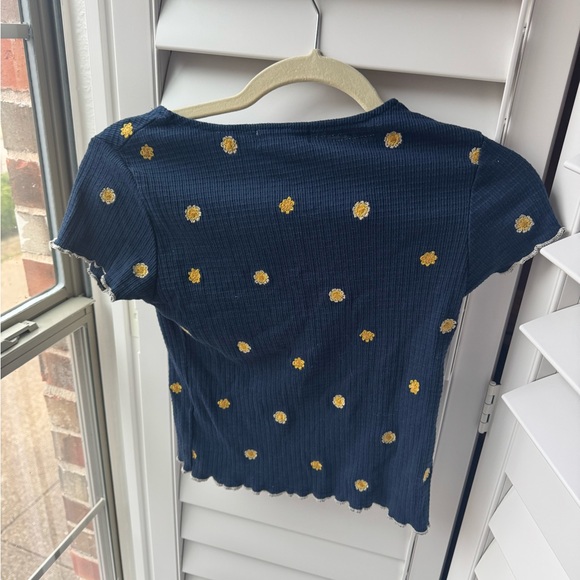 Altar’d State Ribbed Floral Top - Picture 2 of 2